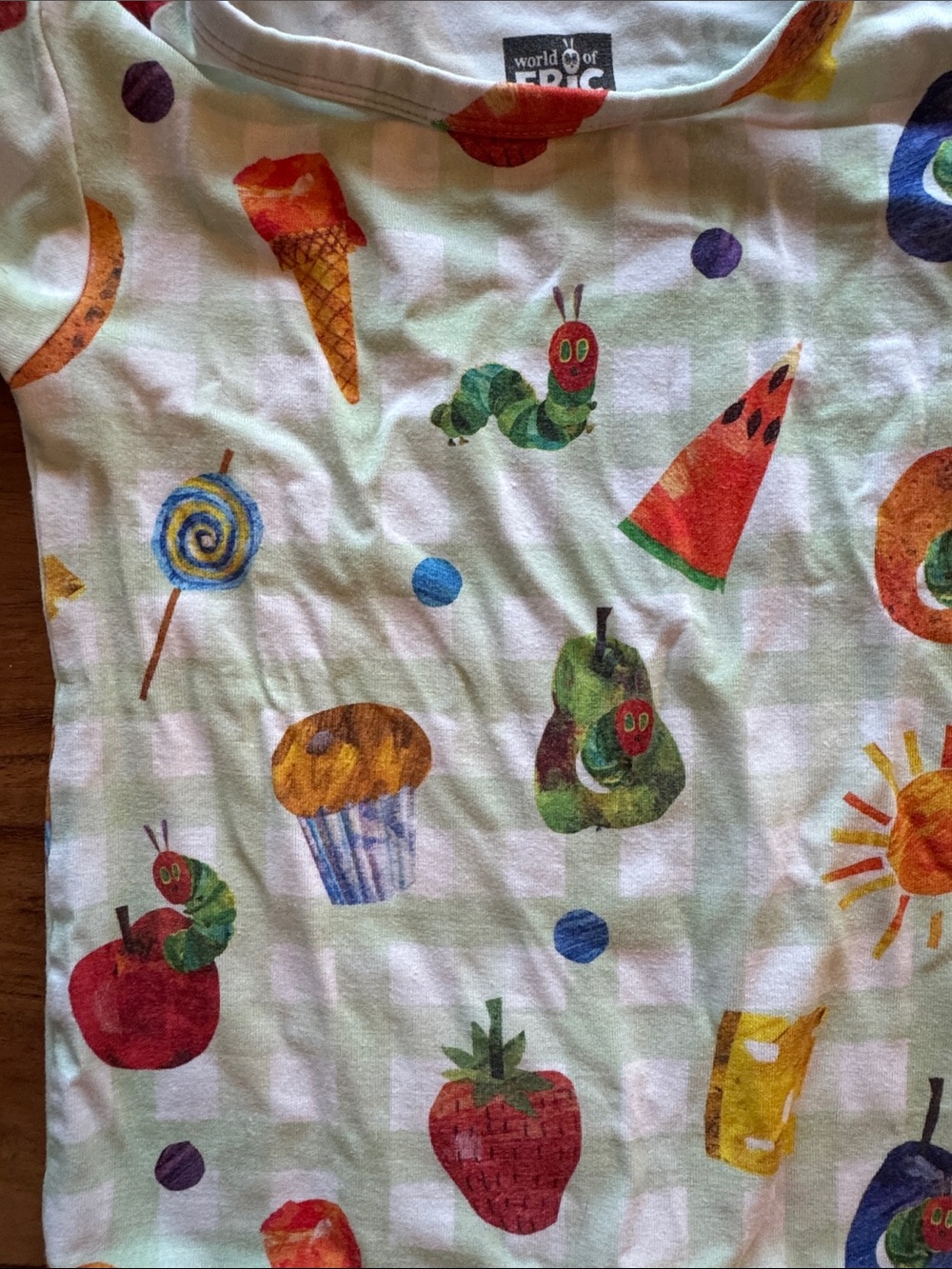 Bums and Roses x Eric Carle The Very Hungry Caterpillar Baby Romper + Hat - Picture 2 of 4